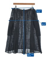 JUNYA WATANABE（ジュンヤワタナベ）ひざ丈スカート 黒 サイズ:-(M位) レディース/2200674153042
