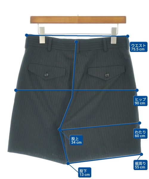 JUNYA WATANABE（ジュンヤワタナベ）ショートパンツ 黒 サイズ:M レディース/2200671269128