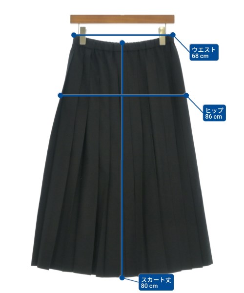 JUNYA WATANABE（ジュンヤワタナベ）ロング・マキシ丈スカート 黒 サイズ:S レディース/2200674116016