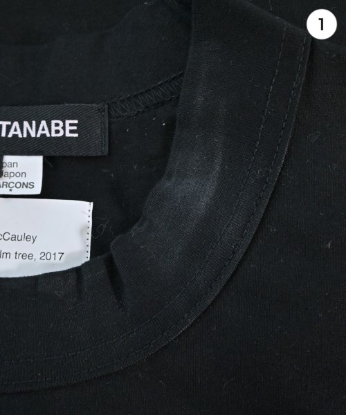 JUNYA WATANABE（ジュンヤワタナベ）Tシャツ・カットソー 黒 サイズ:S レディース/2200676979084