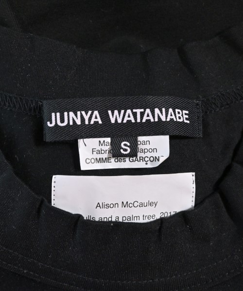 JUNYA WATANABE（ジュンヤワタナベ）Tシャツ・カットソー 黒 サイズ:S レディース/2200676979091