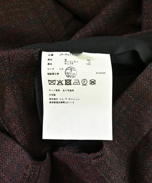JUNYA WATANABE（ジュンヤワタナベ）スラックス 赤 サイズ:XS レディース/2200677291048