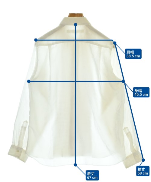 JUNYA WATANABE（ジュンヤワタナベ）カジュアルシャツ 白 サイズ:M レディース/2200677945132