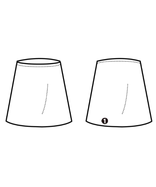 JUNYA WATANABE（ジュンヤワタナベ）ひざ丈スカート 紺 サイズ:SS(XS位) レディース/2200678428030