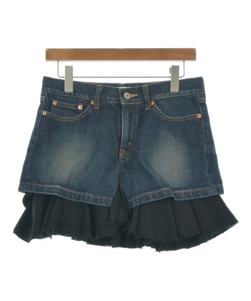 JUNYA WATANABE(ジュンヤワタナベ)ひざ丈スカート 紺 サイズ:SS(XS位)/2200678428030