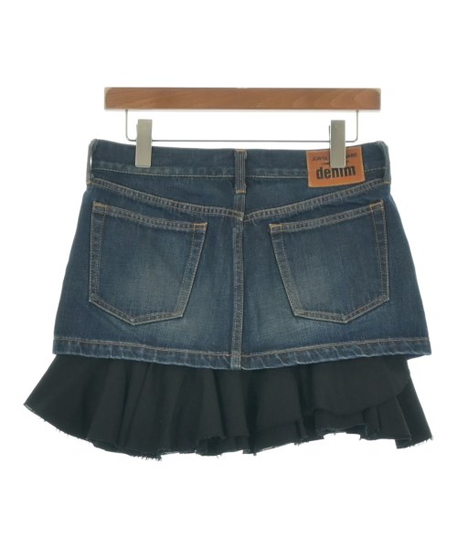JUNYA WATANABE（ジュンヤワタナベ）ひざ丈スカート 紺 サイズ:SS(XS位) レディース/2200678428030