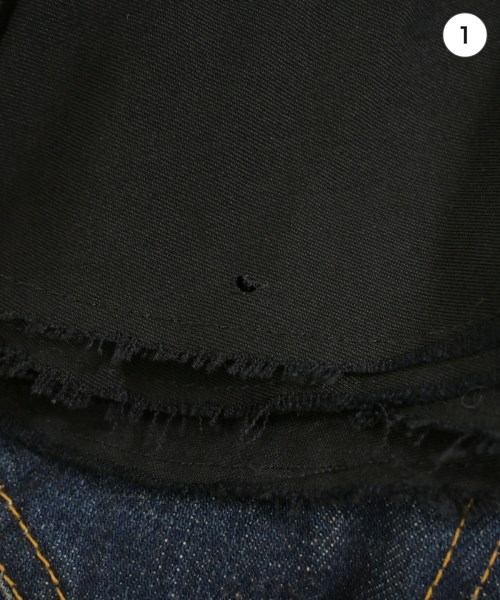 JUNYA WATANABE（ジュンヤワタナベ）ひざ丈スカート 紺 サイズ:SS(XS位) レディース/2200678428030