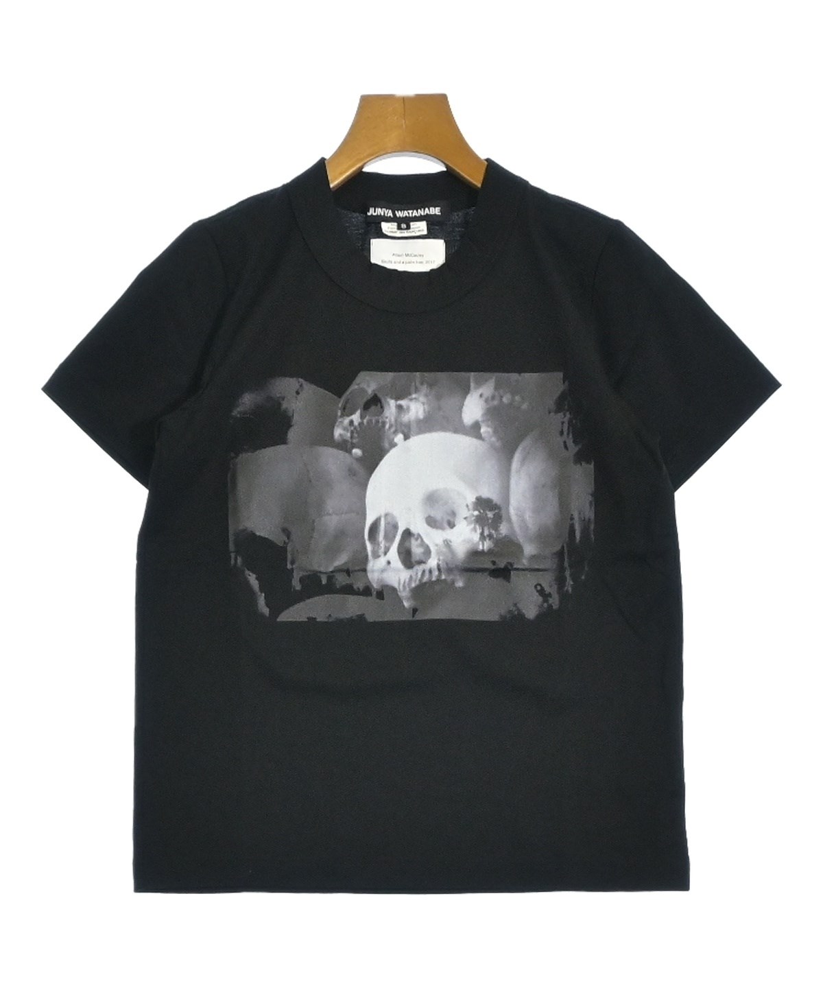 JUNYA WATANABE ジュンヤワタナベ Tシャツ・カットソー　S 黒 JUNYA WATANABE（ジュンヤワタナベ）Tシャツ・カットソー 黒 サイズ:S