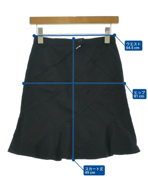 JUNYA WATANABE（ジュンヤワタナベ）ミニスカート 黒 サイズ:XS レディース/2200678460023