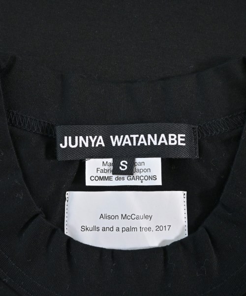 JUNYA WATANABE（ジュンヤワタナベ）Tシャツ・カットソー 黒 サイズ:S レディース/2200680371027