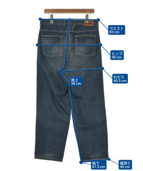 JUNYA WATANABE（ジュンヤワタナベ）デニムパンツ 紺 サイズ:S レディース/2200674833067