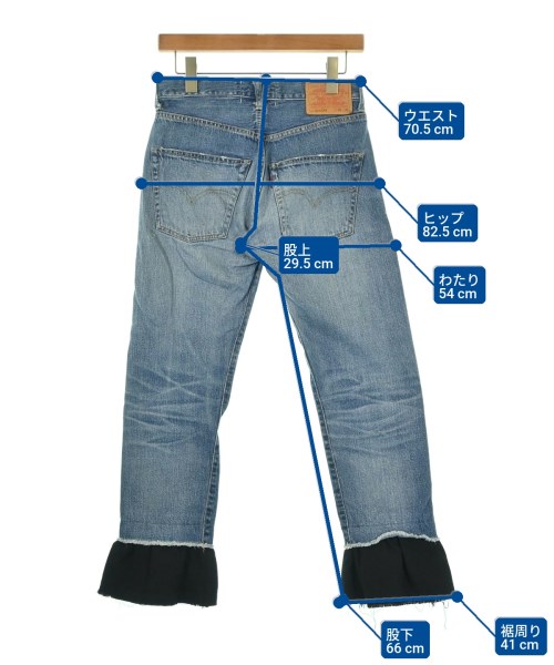 JUNYA WATANABE（ジュンヤワタナベ）デニムパンツ 青 サイズ:XS レディース/2200683593051