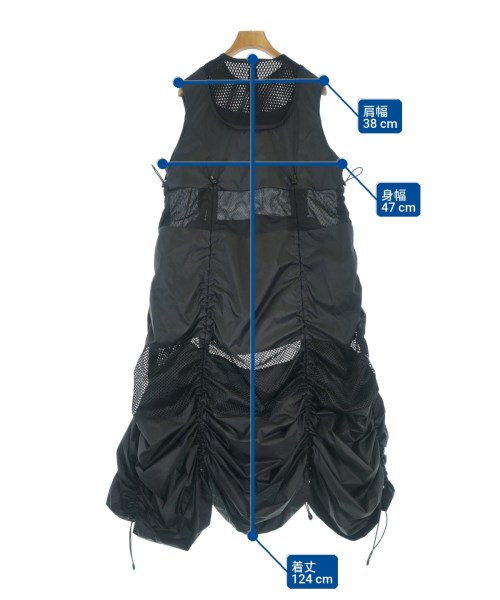JUNYA WATANABE（ジュンヤワタナベ）ワンピース 黒 サイズ:XS レディース/2200697196019