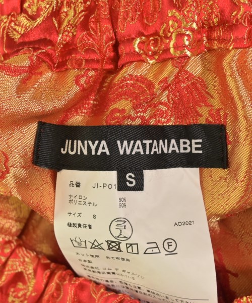 JUNYA WATANABE（ジュンヤワタナベ）ショートパンツ 赤 サイズ:S レディース/2200696407154