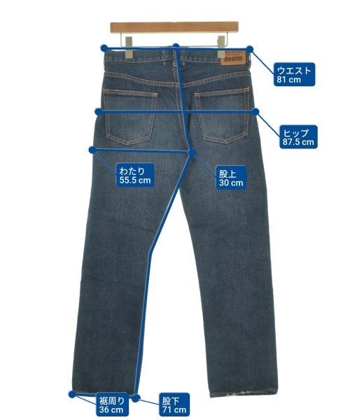 JUNYA WATANABE（ジュンヤワタナベ）デニムパンツ 紺 サイズ:L レディース/2200648730057