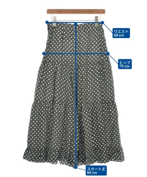 JUNYA WATANABE（ジュンヤワタナベ）ロング・マキシ丈スカート グレー サイズ:S レディース/2200655826033