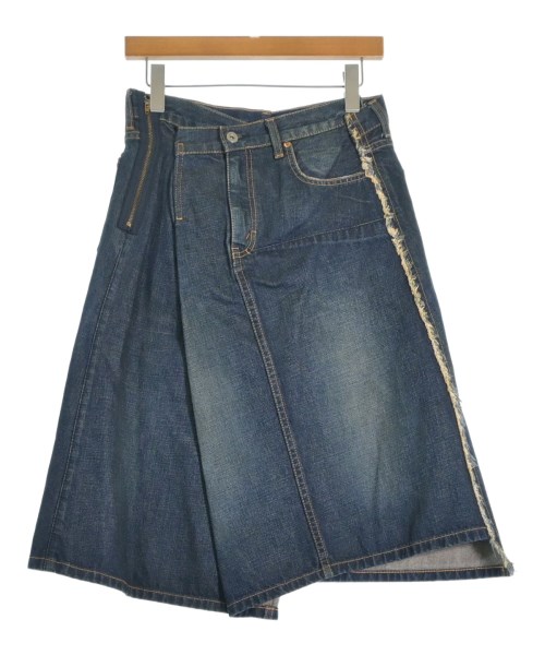 JUNYA WATANABE(ジュンヤワタナベ)ロング・マキシ丈スカート 紺 サイズ:L/2200650958043