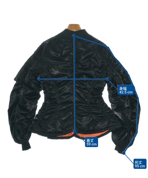 JUNYA WATANABE（ジュンヤワタナベ）ミリタリーブルゾン 黒 サイズ:XS レディース/2200657660017