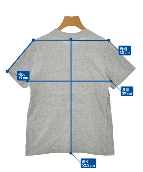 JUNYA WATANABE（ジュンヤワタナベ）Tシャツ・カットソー グレー サイズ:-(M位) レディース/2200657222086