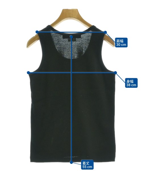 JUNYA WATANABE（ジュンヤワタナベ）タンクトップ 黒 サイズ:S レディース/2200661055137