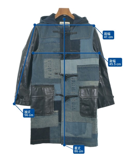 JUNYA WATANABE（ジュンヤワタナベ）ダッフルコート 青 サイズ:XS レディース/2200711855021