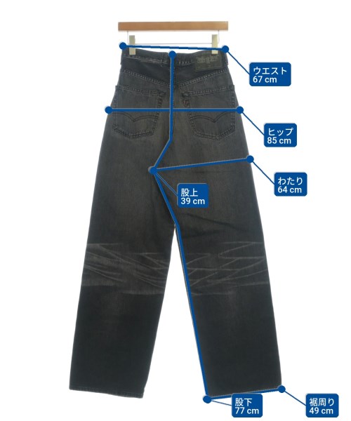 JUNYA WATANABE（ジュンヤワタナベ）デニムパンツ 黒 サイズ:XS レディース/2200713194067