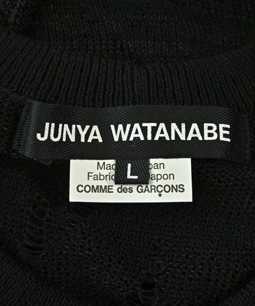 JUNYA WATANABE（ジュンヤワタナベ）ベスト/ノースリーブ 黒 サイズ:L レディース/2200717985029