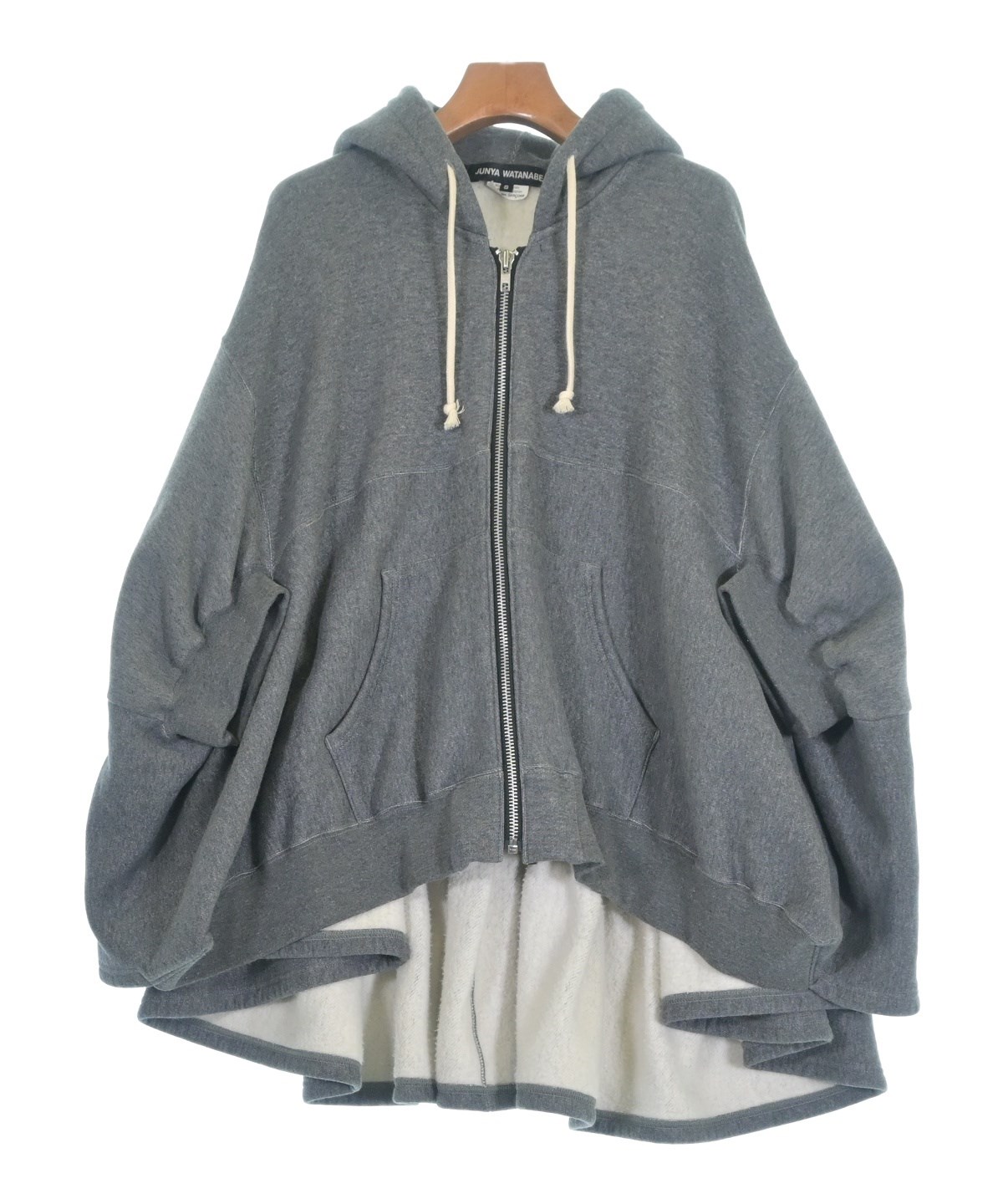 JUNYA WATANABE パーカー JUNYA WATANABE（ジュンヤワタナベ）パーカー グレー サイズ:S