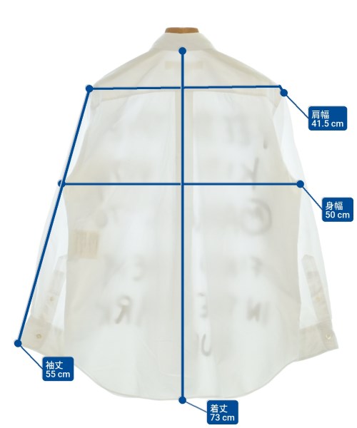 JUNYA WATANABE（ジュンヤワタナベ）カジュアルシャツ 白 サイズ:S レディース/2200647992081