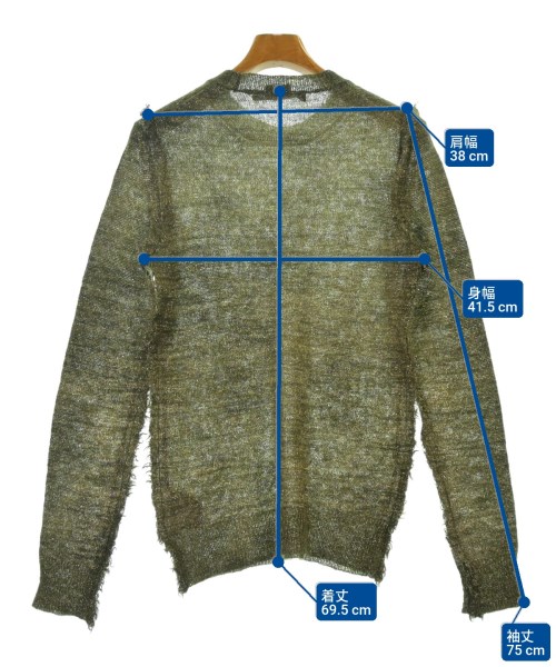 JUNYA WATANABE（ジュンヤワタナベ）ニット・セーター カーキ サイズ:S レディース/2200635149053