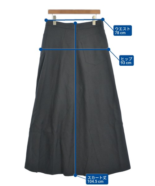 JUNYA WATANABE（ジュンヤワタナベ）ロング・マキシ丈スカート 黒 サイズ:L レディース/2200648776055