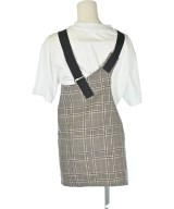 JUNYA WATANABE（ジュンヤワタナベ）ミニスカート 茶 サイズ:XS レディース/2200652668056