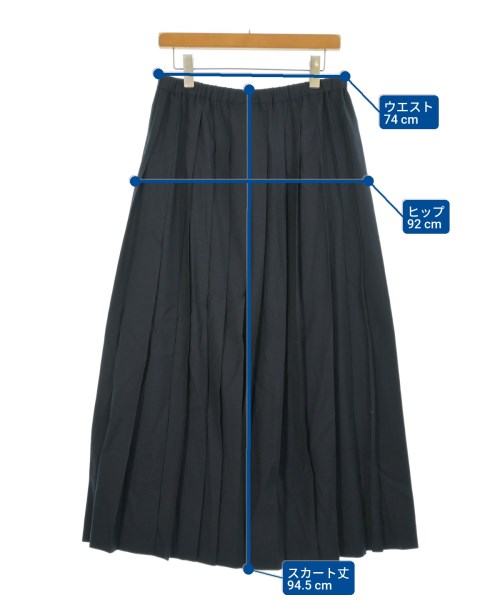 JUNYA WATANABE（ジュンヤワタナベ）ロング・マキシ丈スカート 紺 サイズ:L レディース/2200652682014