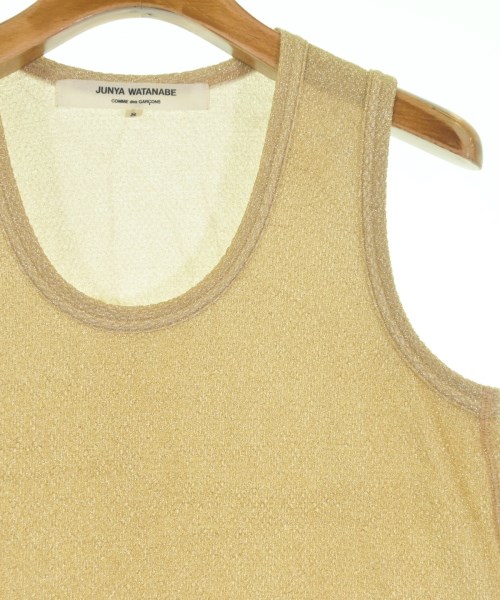 JUNYA WATANABE（ジュンヤワタナベ）ノースリーブ ゴールド サイズ:S レディース/2200645662153