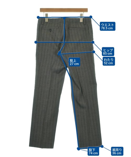 JUNYA WATANABE（ジュンヤワタナベ）スラックス グレー サイズ:M レディース/2200645662207