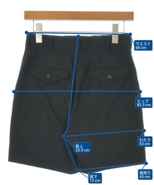 JUNYA WATANABE（ジュンヤワタナベ）ショートパンツ 黒 サイズ:XS レディース/2200661833179