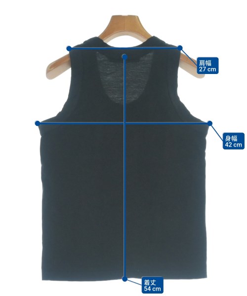 JUNYA WATANABE（ジュンヤワタナベ）タンクトップ 黒 サイズ:-(S位) レディース/2200662944065