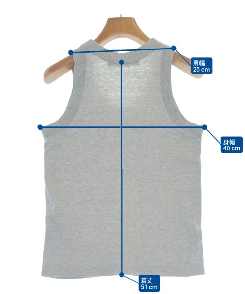 JUNYA WATANABE（ジュンヤワタナベ）タンクトップ グレー サイズ:-(S位) レディース/2200662944072