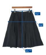 JUNYA WATANABE（ジュンヤワタナベ）ひざ丈スカート 黒 サイズ:M レディース/2200664515058