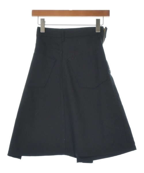JUNYA WATANABE（ジュンヤワタナベ）ひざ丈スカート 黒 サイズ:XS レディース/2200664515065
