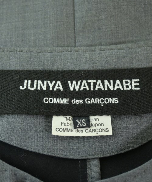 JUNYA WATANABE（ジュンヤワタナベ）ノーカラージャケット グレー サイズ:XS レディース/2200665422010