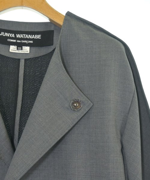 JUNYA WATANABE（ジュンヤワタナベ）ノーカラージャケット グレー サイズ:XS レディース/2200665422010