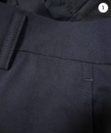 JUNYA WATANABE（ジュンヤワタナベ）クロップドパンツ 黒 サイズ:XS レディース/2200665422041