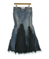 JUNYA WATANABE（ジュンヤワタナベ）ロング・マキシ丈スカート 紺 サイズ:S レディース/2200665681035
