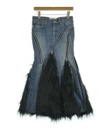 JUNYA WATANABE（ジュンヤワタナベ）ロング・マキシ丈スカート 紺 サイズ:XS レディース/2200665924101