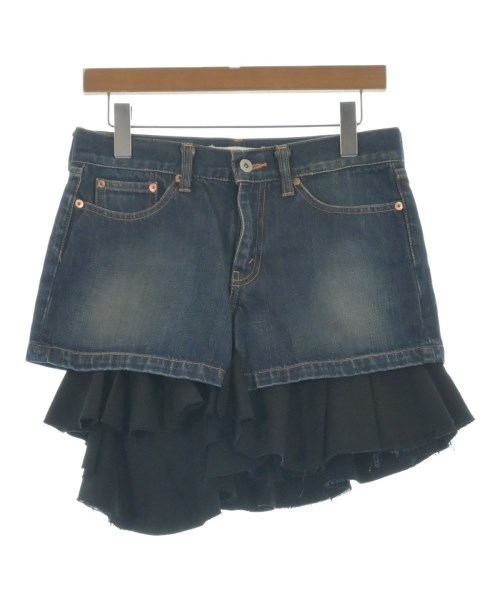 JUNYA WATANABE(ジュンヤワタナベ)ミニスカート 紺 サイズ:XS/2200655692102