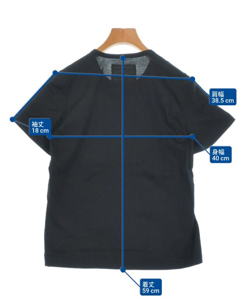 JUNYA WATANABE（ジュンヤワタナベ）Tシャツ・カットソー 黒 サイズ:M レディース/2200655692133