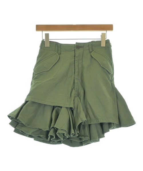 JUNYA WATANABE(ジュンヤワタナベ)ミニスカート カーキ サイズ:XS/2200668276023
