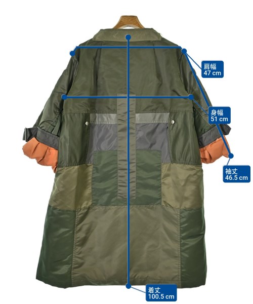 JUNYA WATANABE（ジュンヤワタナベ）ダウンコート カーキ サイズ:M レディース/2200665871054