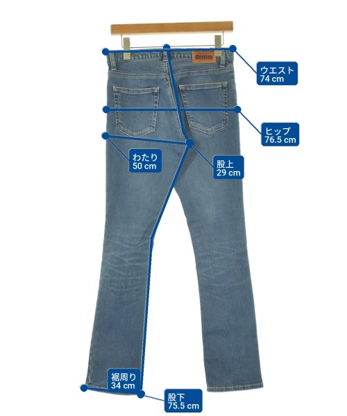JUNYA WATANABE（ジュンヤワタナベ）デニムパンツ 青 サイズ:XS レディース/2200730174073